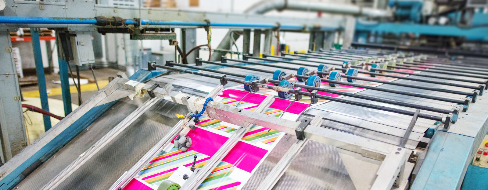 Graphic Packaging Moving Through Printer